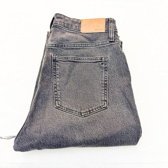 Madewell Denim - Madewell Curvy Perfect Vintage Straight Jean Charcoal Denim Jeans Size 27